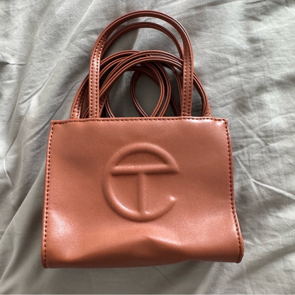 Telfar Shopper Brown Mini Bag